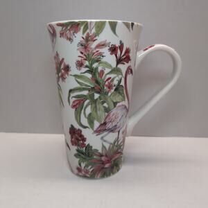 Kent Pottery Ashley Grace Flamingo Porcelain Mug Cup Coffee Tea Large Tall